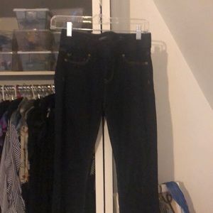 Dark blue Jeans with elastic waist band